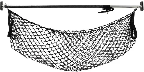 Vista 16 de Mytee Products Barra de Bloqueo de Carga Ajustable de Servicio Pesado de 40"-70" con Barra Divisora de 16" y Red de Almacenamiento para Sujeción