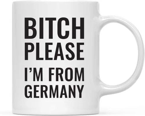 Vista 59 de Andaz Press Taza de café de 11 onzas, regalo de broma, Bitch Please I'm from Alabama, paquete de 1, incluye caja de regalo, divertidas ideas