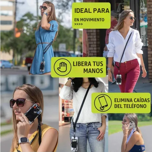 Vista 6 de Gear Beast - Correa universal cruzada con bolsillo para teléfono celular compatible con iPhone, Galaxy y la mayoría de los teléfonos inteligentes