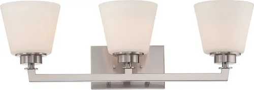 Vista 10 de NUVO 60/5457 Mini colgante de una luz, Pwt, Nckl, B/S, Slvr