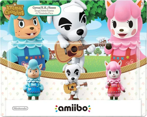 Vista 2 de Animal Crossing Series 3-Pack Amiibo (Animal Crossing Series) - Mr. Resetti - Kapp'n Amiibo Bundle for Nintendo Switch - 3DS - Wii U (Bulk Packaging)
