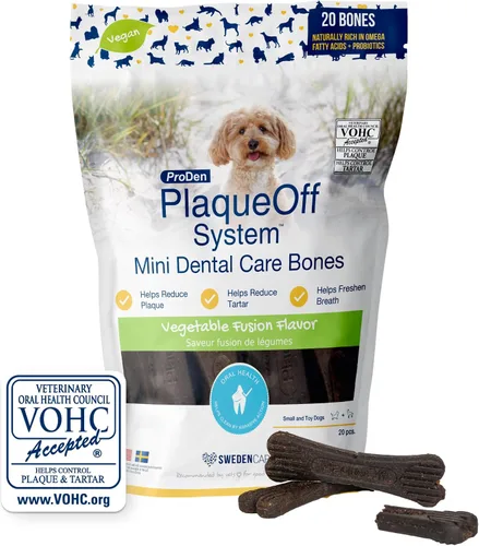 Vista 13 de ProDen - Mini huesos dentales para perros, mantequilla de maní y plátano
