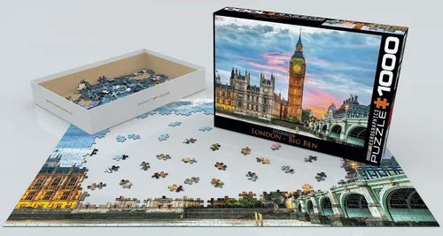 Vista 3 de EuroGraphics London Big Ben (1000 piezas) Puzzle