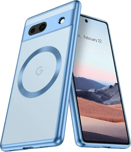 Vista 12 de BENTOBEN Funda magnética para Google Pixel 7a compatible con MagSafe, chapada delgada, a prueba de golpes, suave TPU galvanizado, carga inalámbrica