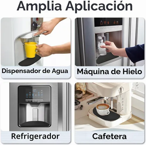 Vista 9 de LOPNUR Paquete de 2 recolectores de bandeja de goteo para refrigerador Negro