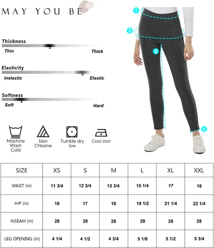 Vista 6 de May You Be Leggings Ponte de tiro medio para mujer