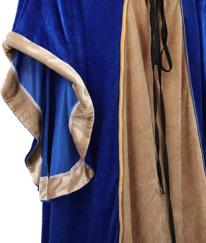 Vista 5 de Haorugut - Vestido renacentista para mujer, vestido medieval, traje renacentista de hada