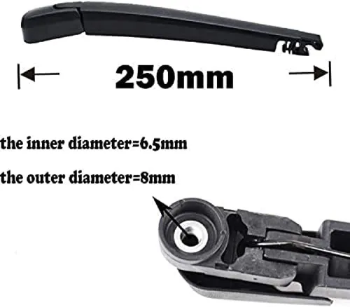 Vista 2 de Limpiaparabrisas trasero y brazo para Kia para Rio 4 Hatchback 2017-2023 limpiaparabrisas trasero