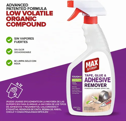 Vista 6 de Max Strip Removedor de cinta, pegamento y adhesivo 22 oz