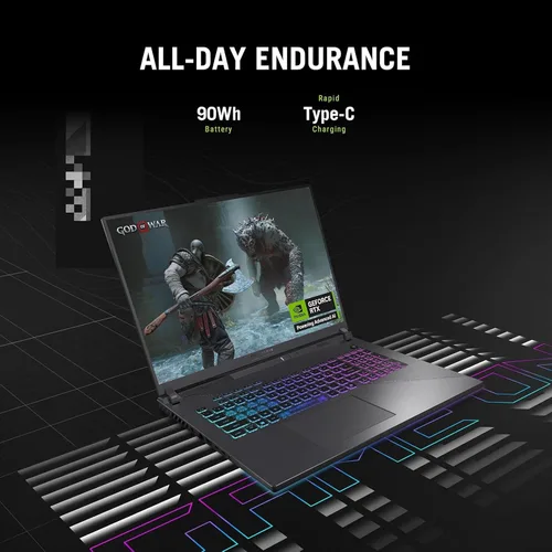 Vista 6 de Portátil para juegos ASUS ROG Strix G18, AMD Ryzen 9 9955HX,NVIDIA GeForce