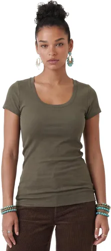 Vista 43 de Emmalise - Camiseta de manga corta para mujer, cuello redondo, estilo básico, pack de valor, tallas junior y grandes