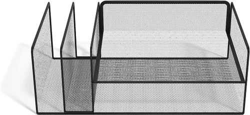 Vista 5 de TRU RED Staples TR57538-CC - Archivo horizontal de malla de alambre de 4 compartimentos