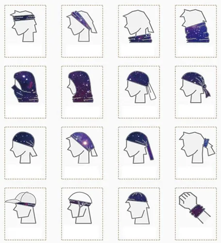 Vista 4 de GLUDEAR Máscara facial vikingo con estampado 3D de calavera y rayos UV, bandana sin costuras, bandana multifuncional para el cuello, para mujeres