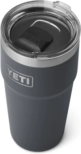 Vista 36 de YETI Rambler - Vaso apilable de 20 onzas, acero inoxidable, aislado al vacío con tapa MagSlider Verde mar