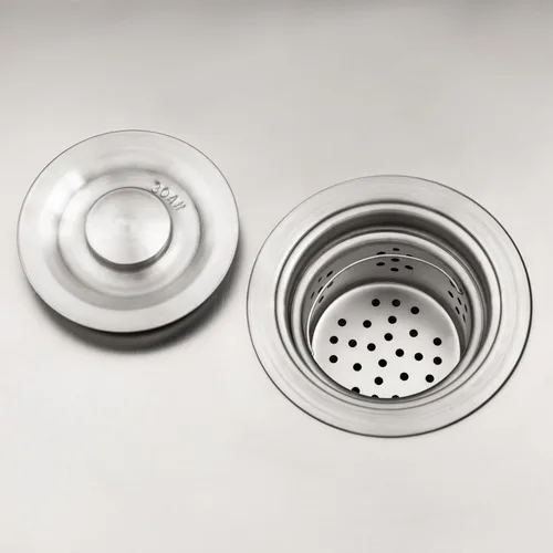 Vista 9 de Fregadero de cocina de acero inoxidable con soporte, fregadero de lavandería simple para el hogar con grifo, lavabo multiusos independiente