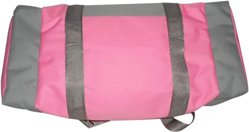 Vista 22 de Bolsa de lona triple grande con apertura en U, bolsillo frontal y dos compartimentos laterales, perfecta bolsa de cabina fabricada en Estados Unidos.