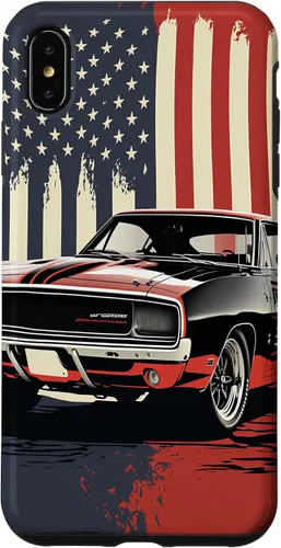 Vista 11 de Funda para iPhone 16, estilo vintage, con bandera de Estados Unidos, para hombre