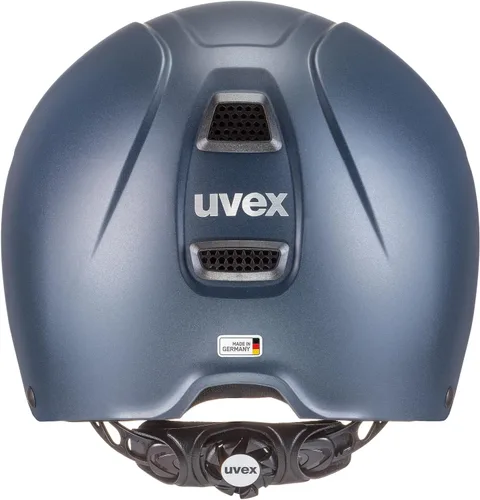 Vista 3 de uvex perfexxion II - Casco de equitación para mujer y hombre, color antracita, ajustable y excelente ventilado