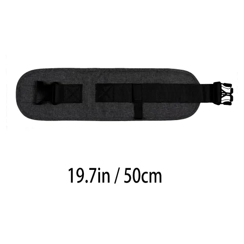 Vista 2 de Cinturón extensor de cintura con hebilla de correa ajustable para HHOCN Baby Hip Seat Carrier Baby Waist Stool (negro)