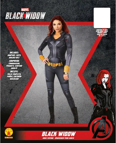 Vista 4 de Rubie's Disfraz de Marvel Studios Black Widow Movie Deluxe para mujer