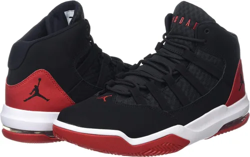 Vista 7 de Nike Tenis de baloncesto para hombre, negro, negro, negro, rojo gimnasio 023, 8.5, Negro Negro Black Gym Red 023, 8.5