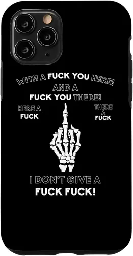 Vista 29 de Skeleton Middle Finger F You Pun Adult Humor Novelty Gifts Case for iPhone 17