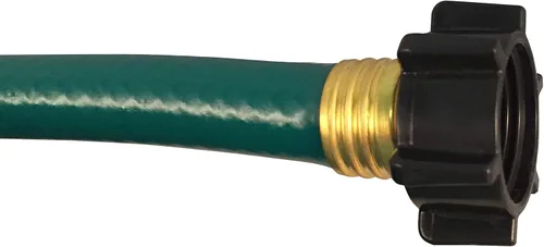 Vista 4 de Flexon Manguera de jardín de servicio ligero de 1/2" x 25 pies – Liviana, flexible, resistente a dobleces, vinilo duradero, acoplamientos a prueba