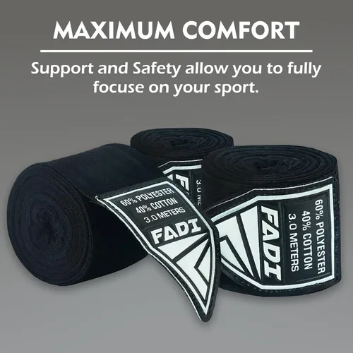 Vista 6 de Vendas elásticas de boxeo de 120 pulgadas y 180 pulgadas Guantes de boxeo interiores estilo mexicano de 9.8 ft y 14.8 ft para hombres y mujeres