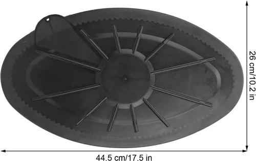 Vista 3 de Fydun Ascend Kayak Accesorios, placa de inspección de cubierta redonda impermeable de plástico para barco marino, kayak, canoa