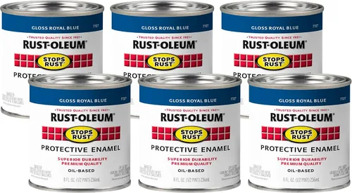 Vista 16 de Carbón gris brillante Rust-Oleum (7784502) contra el óxido 32 onzas, 7784502 Gris carbón brillante