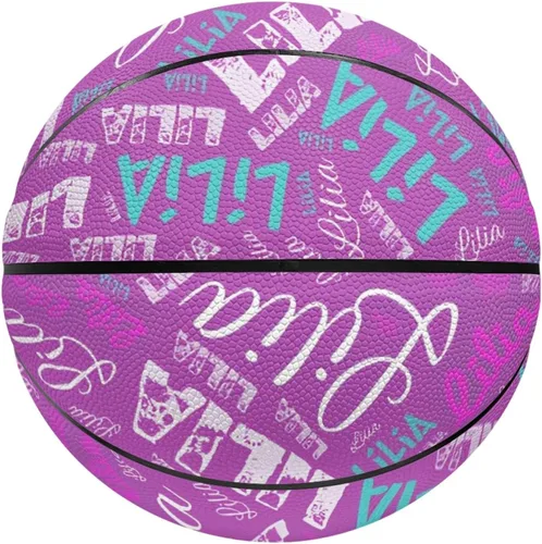 Vista 11 de Baloncesto personalizado con nombre, nombre impreso personalizado, tamaño 7 (29.5 pulgadas), talla 5 (27.5 pulgadas), regalo de cumpleaños, regalos