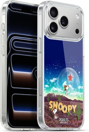 Vista 137 de Head Case Designs Funda de gel con licencia oficial de Peanuts Nebula Cactus Needles Snoopy Space Cowboy [protección de grado militar] compatible