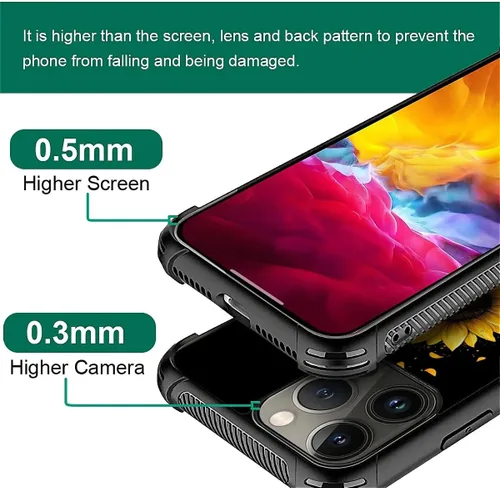 Vista 699 de Funda compatible con iPhone 15, diseño de elefantes africanos, diseño increíble a prueba de golpes, antiarañazos, carcasa trasera de policarbonato