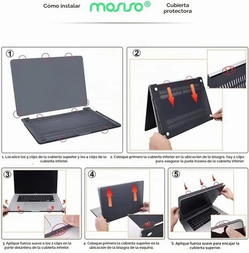 Vista 8 de MOSISO Funda compatible con MacBook Pro de 16 pulgadas 2020 A2141, verde