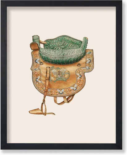 Vista 26 de Poster Master Póster vintage de cuero para silla de montar, estampado retro de vaquero, arte de silla de montar, diseño occidental, impresión