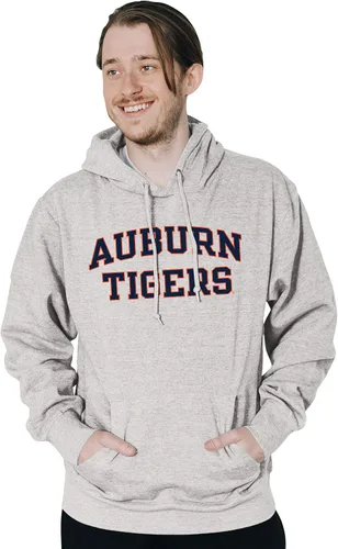 Vista 2 de Blue 84 Sudadera con capucha Alabama Crimson Tide Arched Grey para hombre