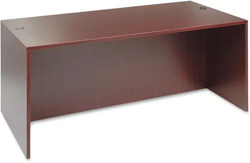 Vista 8 de Alera Valencia Series - Carcasa de escritorio de 48 x 30 x 29-1/2 pulgadas, color cereza mediana Cereza (Medium Cherry)