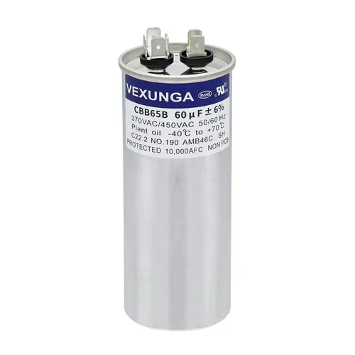 Vista 62 de VEXUNGA Capacitor Dual de Arranque Redondo A/C de 50/5 uF 50+5 MFD 370VAC o 440VAC CBB65 CBB65B Capacitores de Aire Acondicionado para Motor