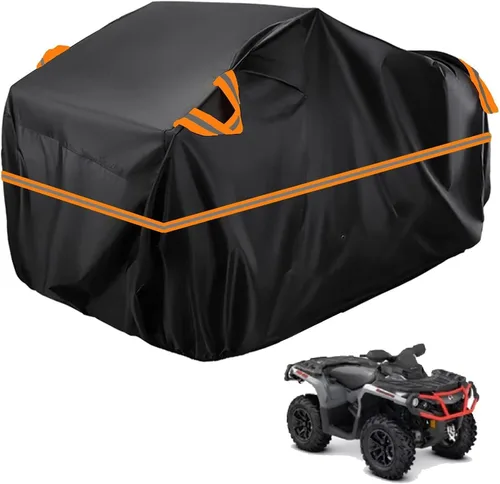 Vista 203 de Cubierta para ATV impermeable compatible con Arctic Cat H1 EFI TRV Cruiser 4x4 2011, cubierta de 210D para vehículos de 4 ruedas, cubierta para quad