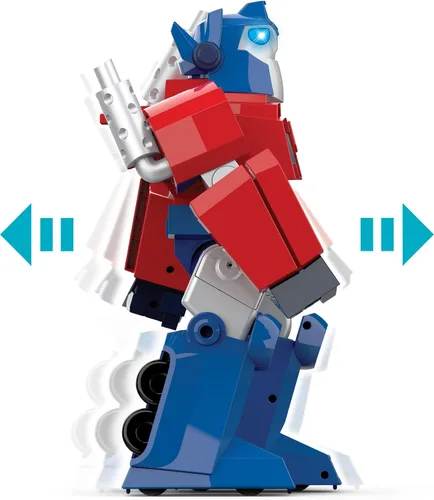 Vista 5 de Jam'n Hasbro: Transformers Rescue Bots Academy: Optimus Prime RC Robot - Transformador de 12 pulgadas, luces y sonidos, radiocontrolado, función