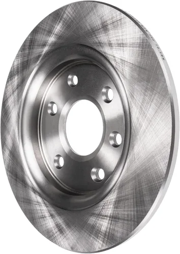Vista 451 de Detroit Axle - Rotores de freno delantero para 04-13 Mazda 3 Rotores de frenos de disco 06-15 Mazda 5 Reemplazo: Rotor regular delantero de 11.81