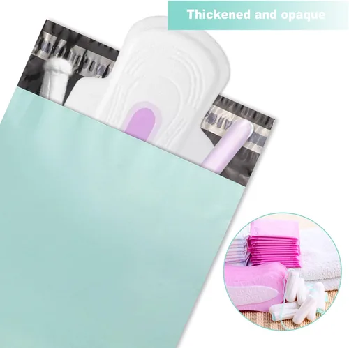Vista 4 de Bolsas de eliminación sanitaria para mujer, 100 bolsas de eliminación de higiene femenina, autosellado, protección de privacidad, eliminación