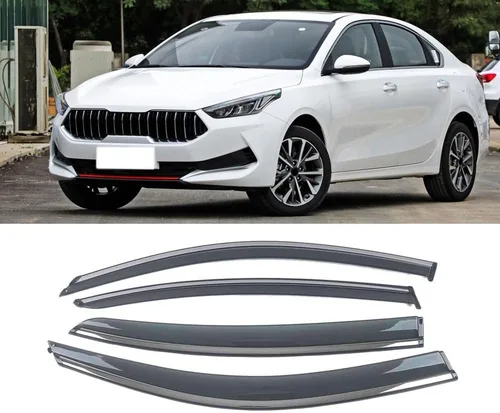 Vista 2 de MOCCAN Compatible con K-ia K3 Forte Cerato 2008-2022 para ventana de coche, parasol y lluvia, viseras, protector de refugio, accesorios exteriores