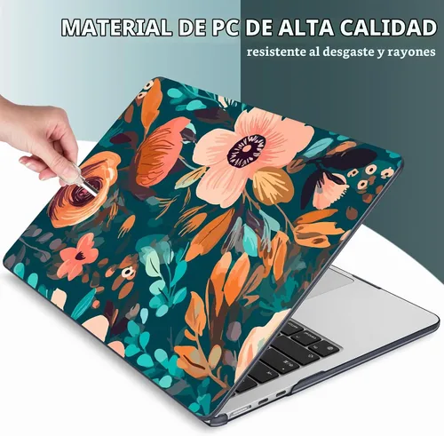 Vista 8 de Mektron Funda para MacBook Air 2025 M4 de 13.6 pulgadas A3240 Compatible con 2023 A2681 M2 2024 A3113 M3 Chip con Liquid Retina Display Touch ID