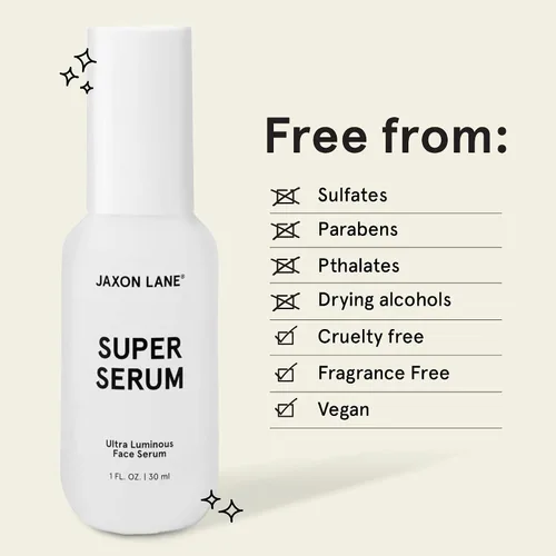 Vista 5 de SUPER SERUM - Suero antienvejecimiento para la cara: suero de niacinamida al 5%, suero de bakuchiol, suero facial de vitamina C para hombres