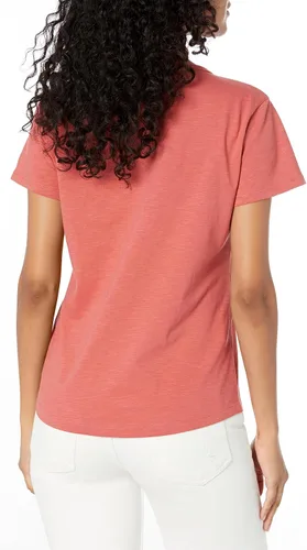 Vista 2 de Tommy Hilfiger Camiseta gráfica con logotipo y cuello redondo para mujer