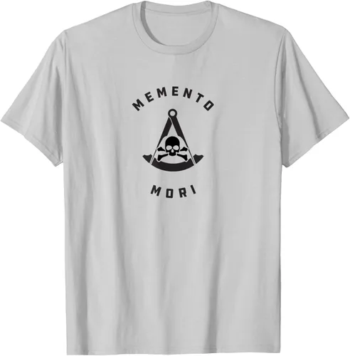 Vista 3 de Camiseta para hombre Memento Mori Remember Your Death Past Master Rocker Skull Asfalto