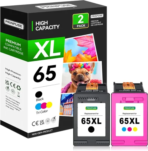 Vista 11 de 63XL - Cartucho de tinta negro remanufacturado para HP 63, compatible con impresora Officejet 3830 4650 4655 Envy 4520 3634 Deskjet 3630 1111