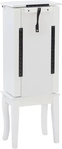 Vista 11 de Powell Muebles Joyería Armario, Blanco, 13"x 9.375"x 35.5