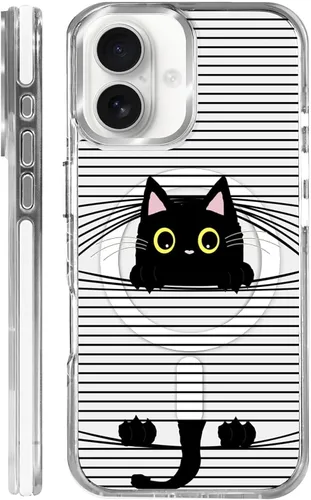 Vista 33 de Funda para iPhone 13 Pro, transparente con bonito patrón de tiburón azul, compatible con Magsafe funda protectora suave para mujeres y niñas (blanco)